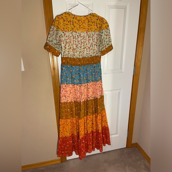 Anthropologie Layered Floral Dresss - Picture 4 of 6